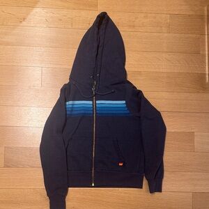 Navy Blue Woman’s XS Aviator Nation Hoodie Sweater